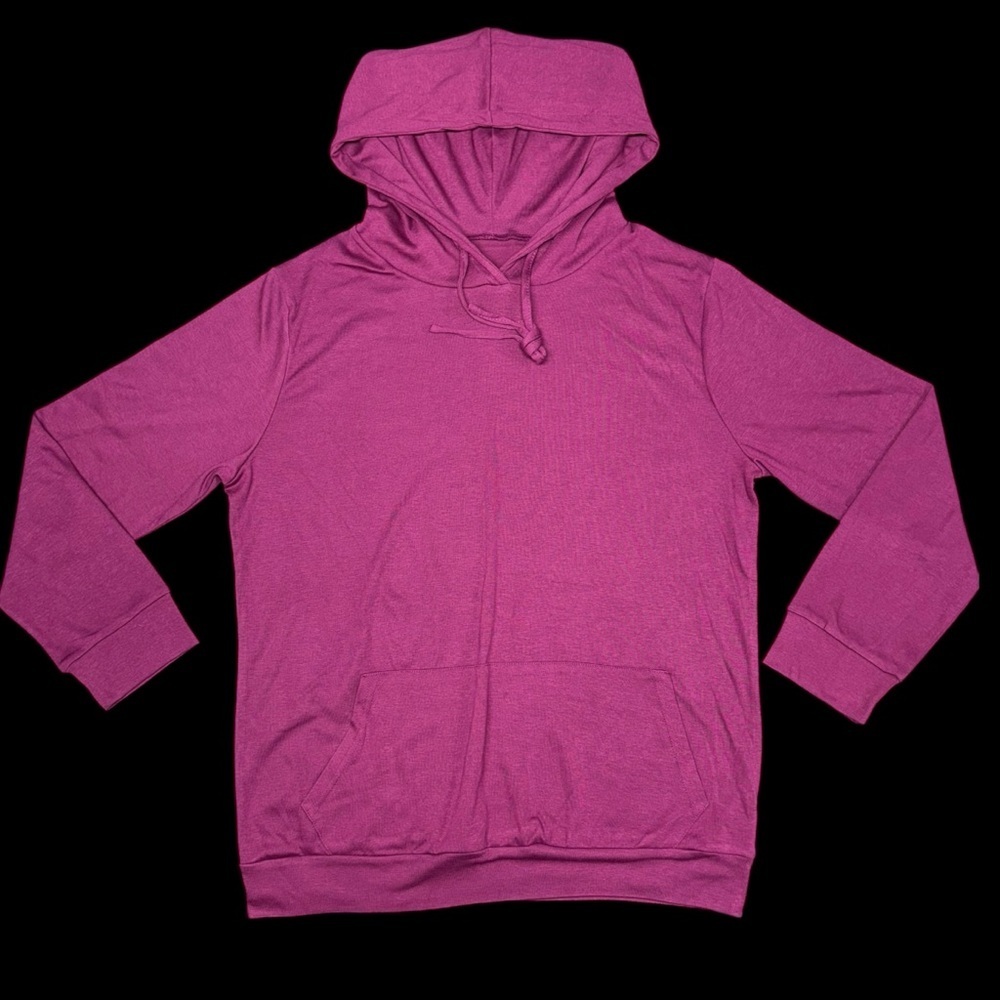 Unbranded | Lightweight Hooded Pullover | Magenta | XL